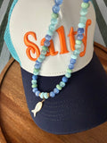Fishy - Green & Blue Pearl Fish Charm Set